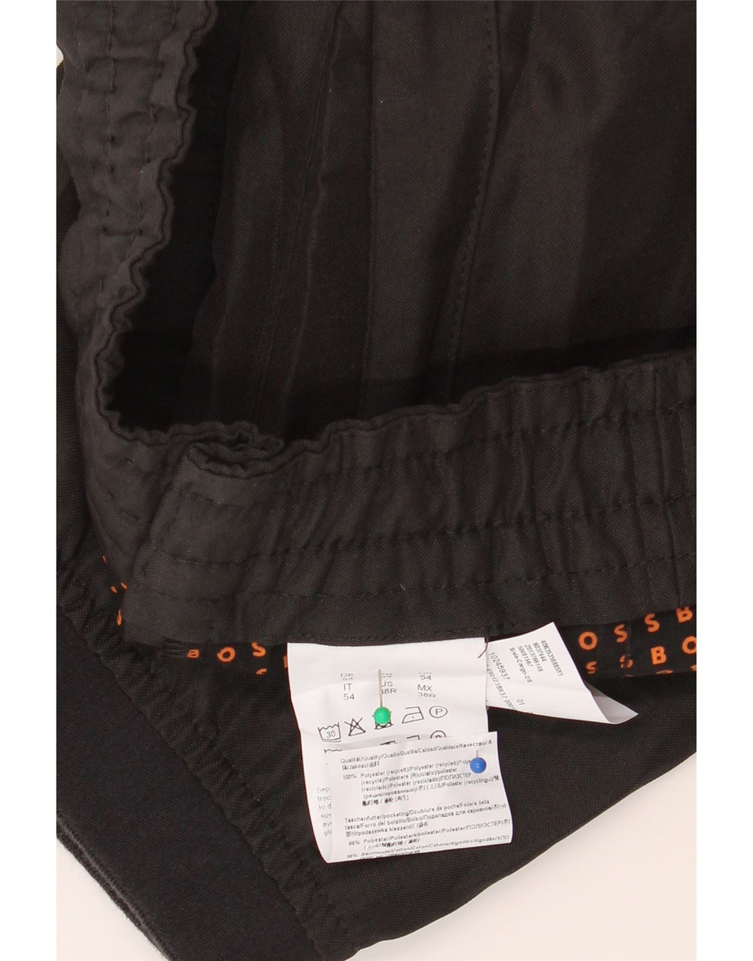 Hugo Boss Muške Joggers Cargo hlače W34 L30 crni poliester