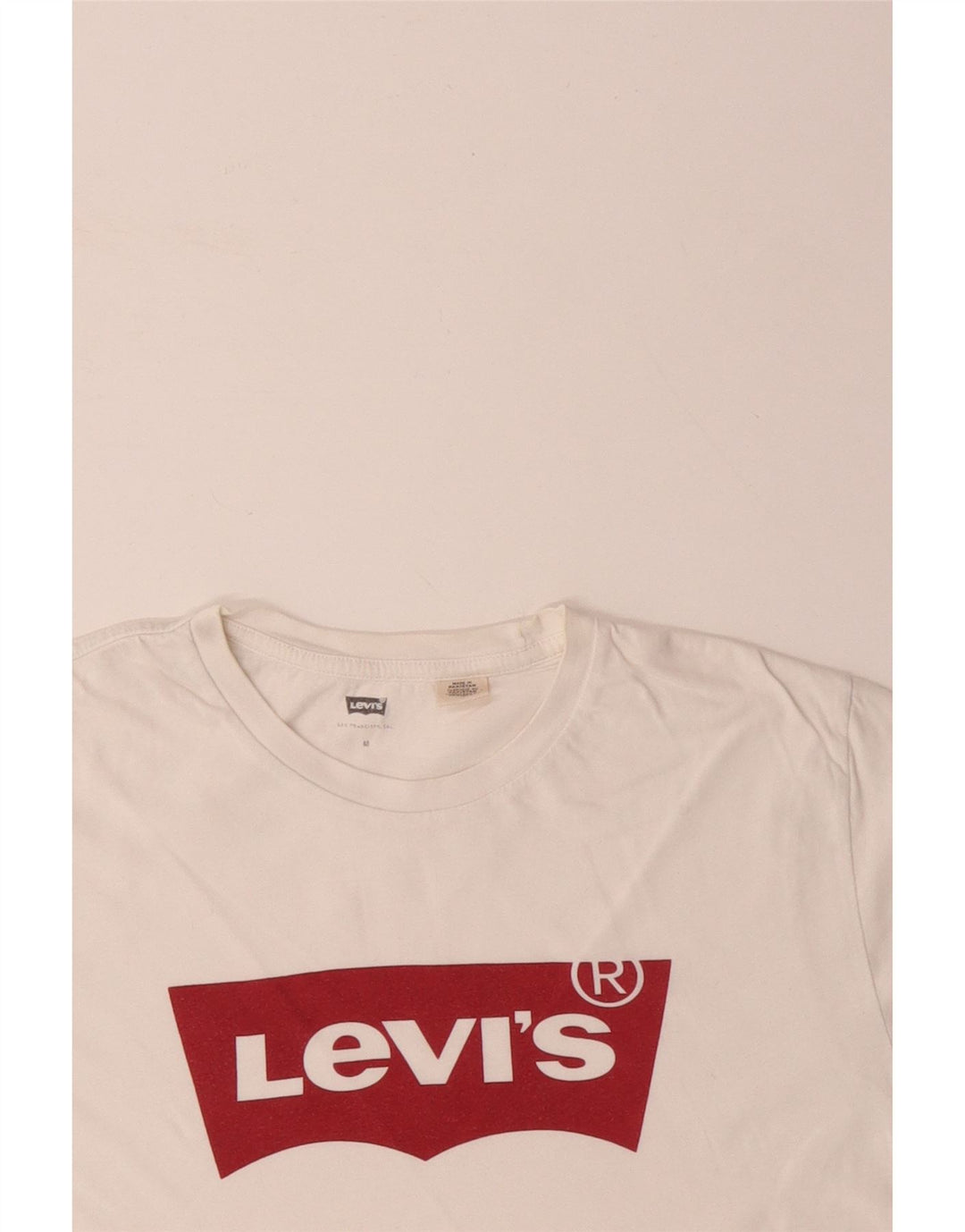 LEVI'S muška majica kratkih rukava s grafičkim motivima srednje bijele boje
