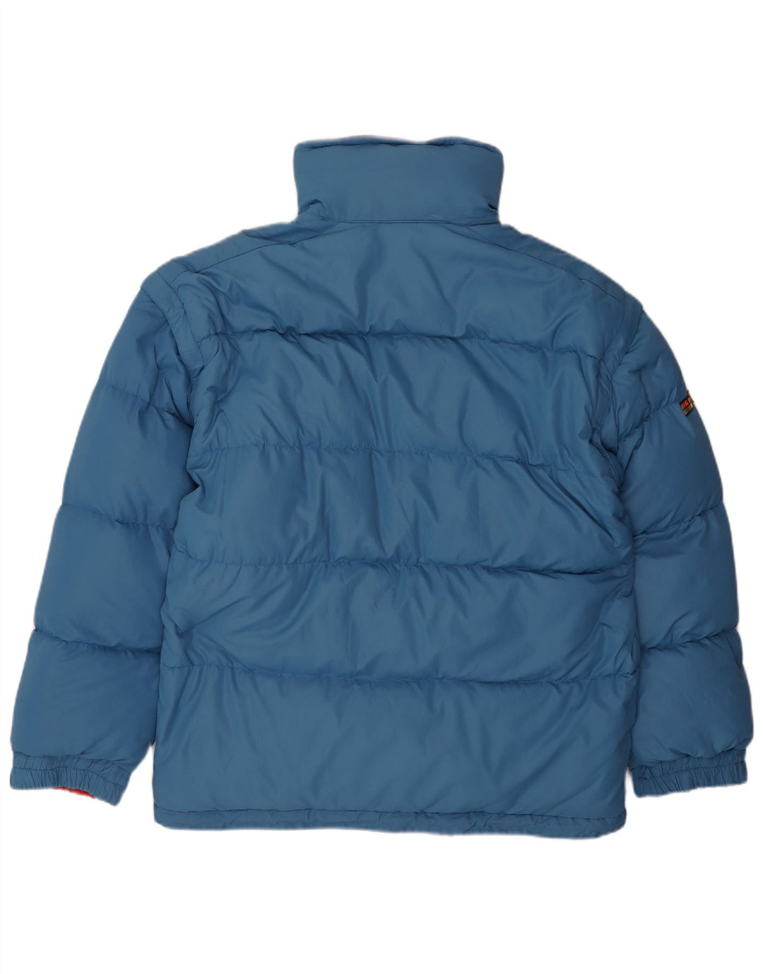 VINTAGE muška reverzibilna podstavljena jakna širokog kroja UK 38 srednje crvena