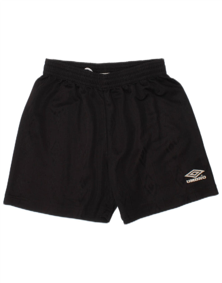 UMBRO Sportske kratke hlače za dječake 6-7 godina, crni poliester