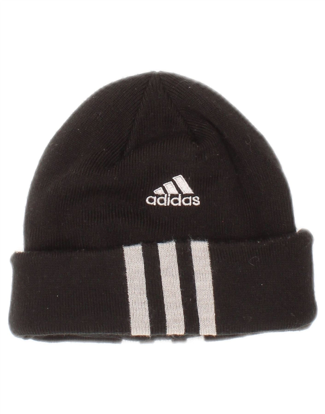 Adidas kapa kapa za dječake jedne veličine od crnog prugastog poliestera