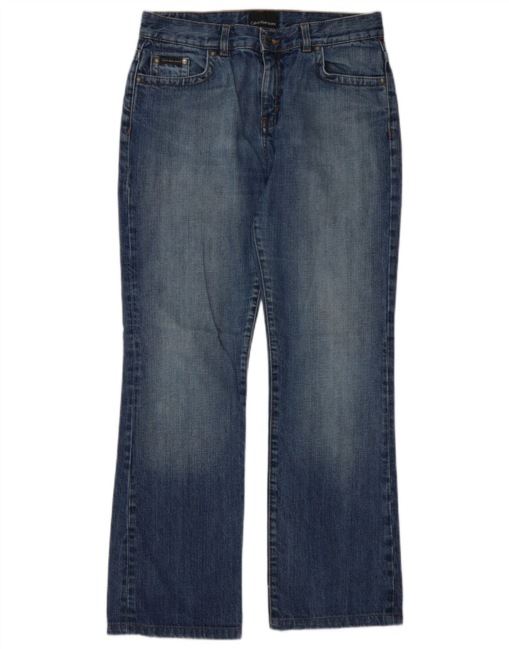 Calvin Klein Ženske Bootcut traperice W31 L30 Plavi pamuk
