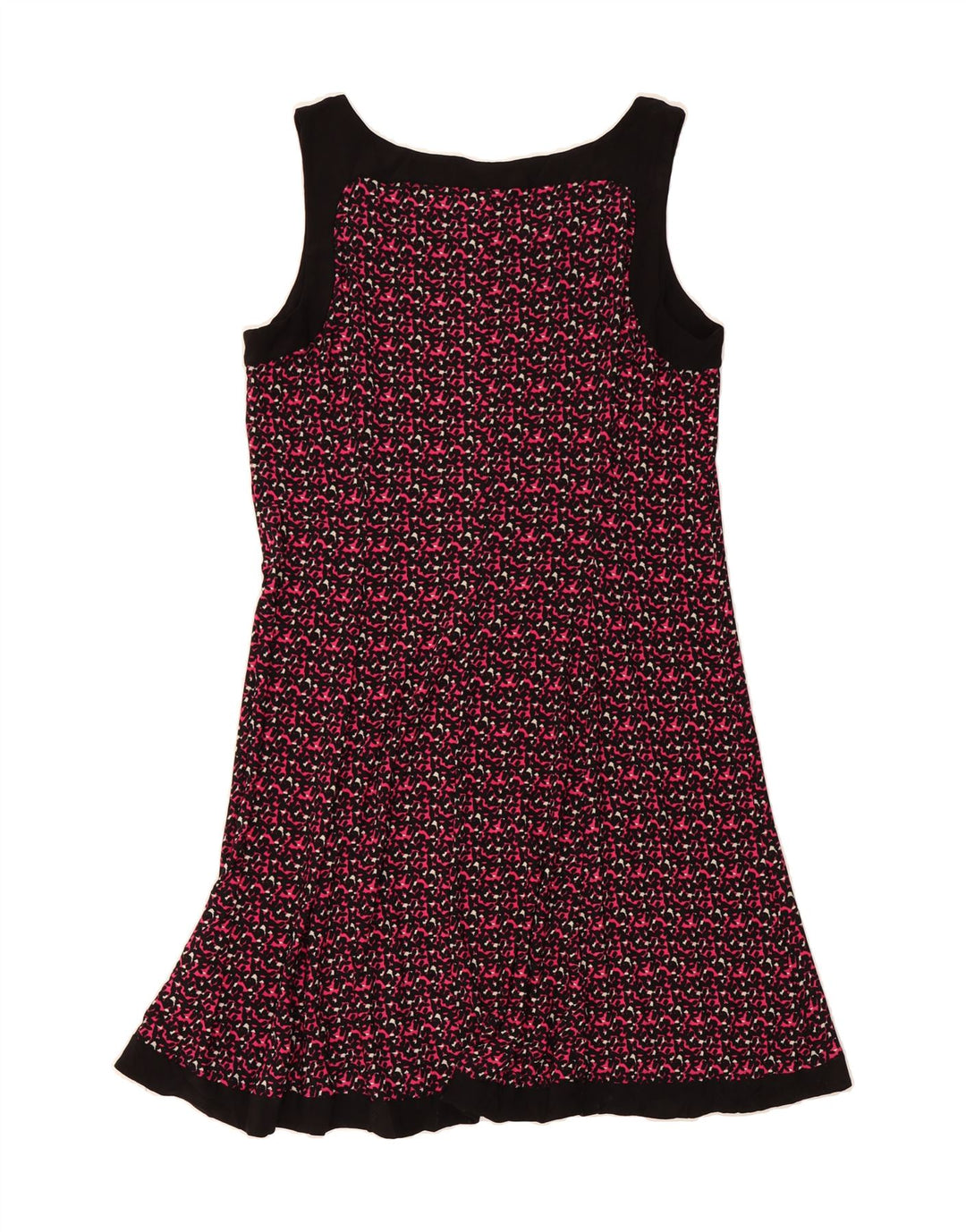 CHAPS Womens Abstract Pattern Sleeveless A-Line Dress UK 18 XL Pink Vintage Chaps and Second-Hand Chaps from Messina Hembry 