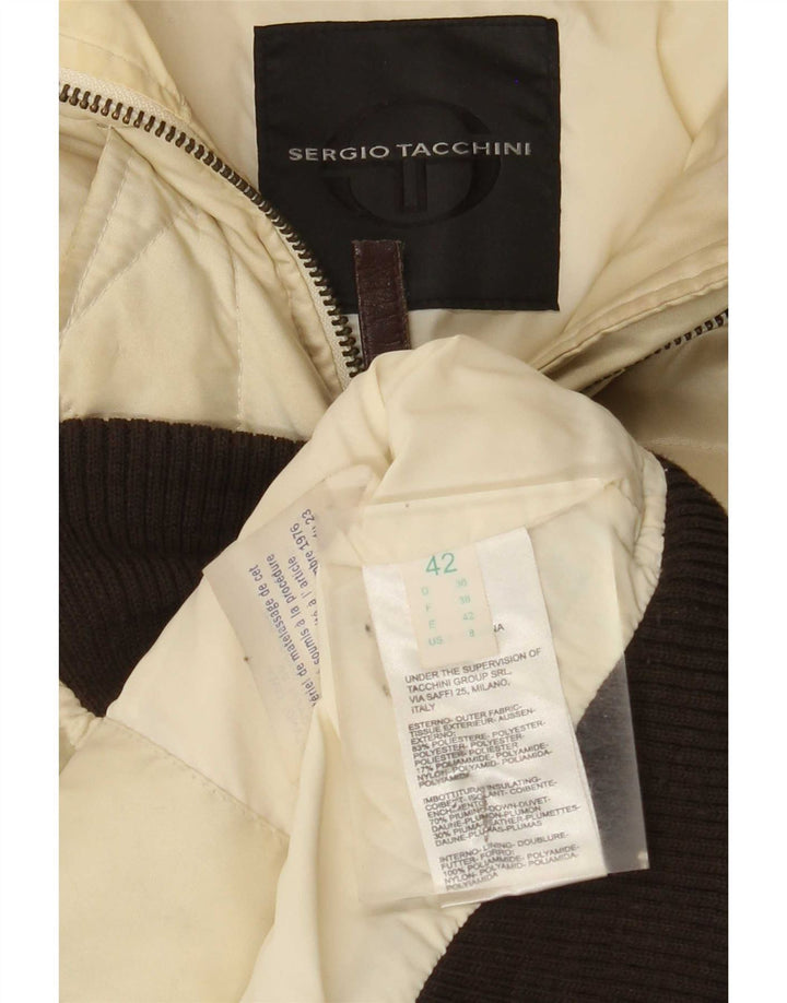 Sergio Tacchini ženska podstavljena jakna s kapuljačom IT 42 srednje bež boje