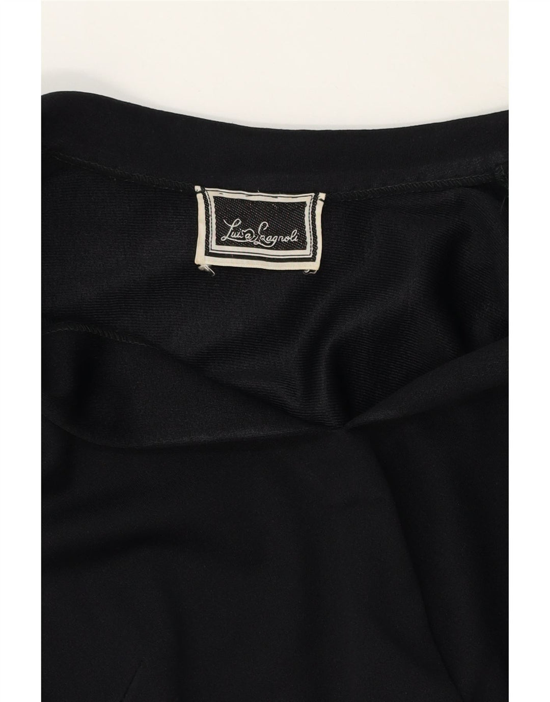LUISA SPAGNOLI Womens Polo Dress UK 12 Medium Black Vintage Luisa Spagnoli and Second-Hand Luisa Spagnoli from Messina Hembry 