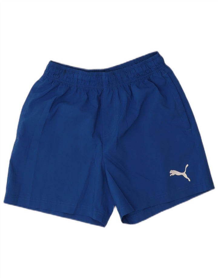 Puma muške sportske kratke hlače male plave boje od poliestera