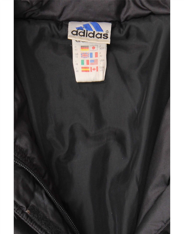 Adidas ženska podstavljena jakna UK 14 Large tamnoplavi poliamid