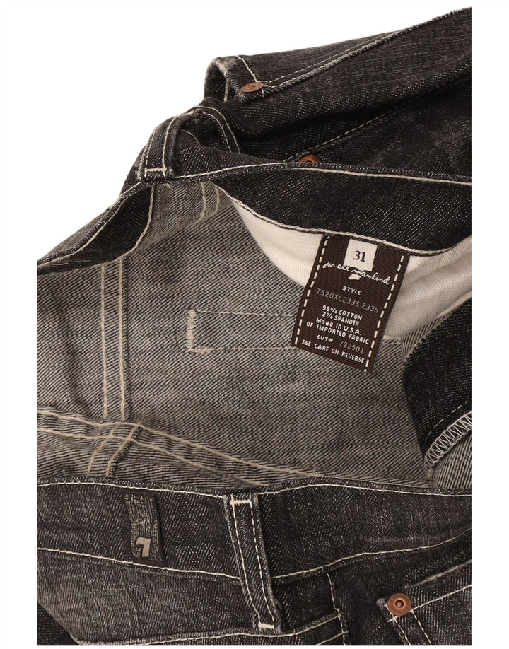 7 For All Mankind Ženske Bootcut traperice W31 L36 Sivi pamuk