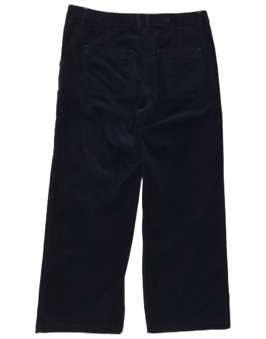 WHITE STUFF Ženske hlače od samta UK 16 Large W34 L29 Mornarsko plave