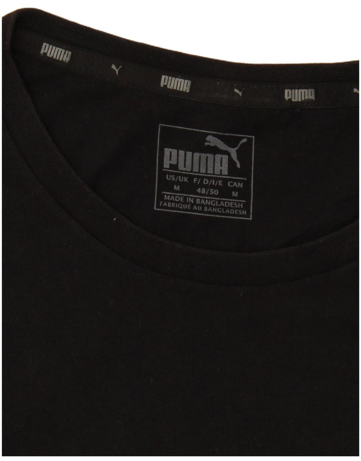 Puma muška majica s grafičkim motivima srednje crna