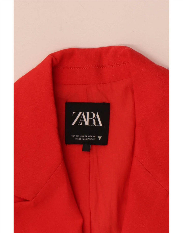 Zara ženska bolero jakna UK 6 XS crvena