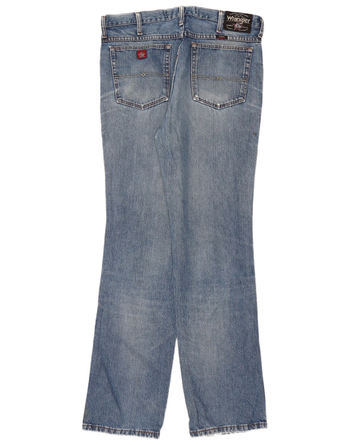 WRANGLER Muške ravne traperice W36 L34 plavi pamuk