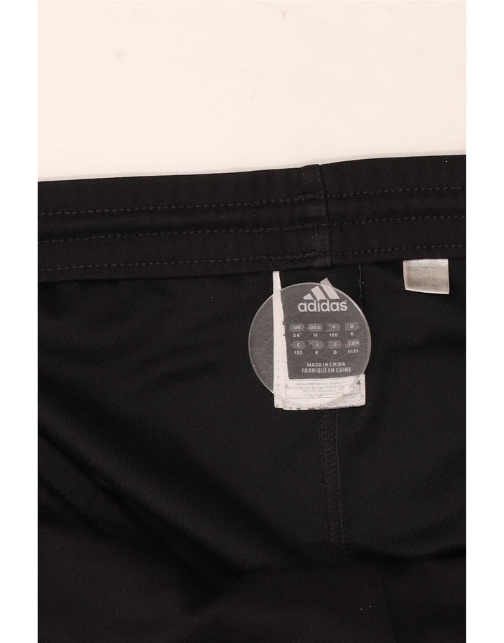 Adidas muške hlače za trenirku Climalite Graphic velike crne poliesterske hlače