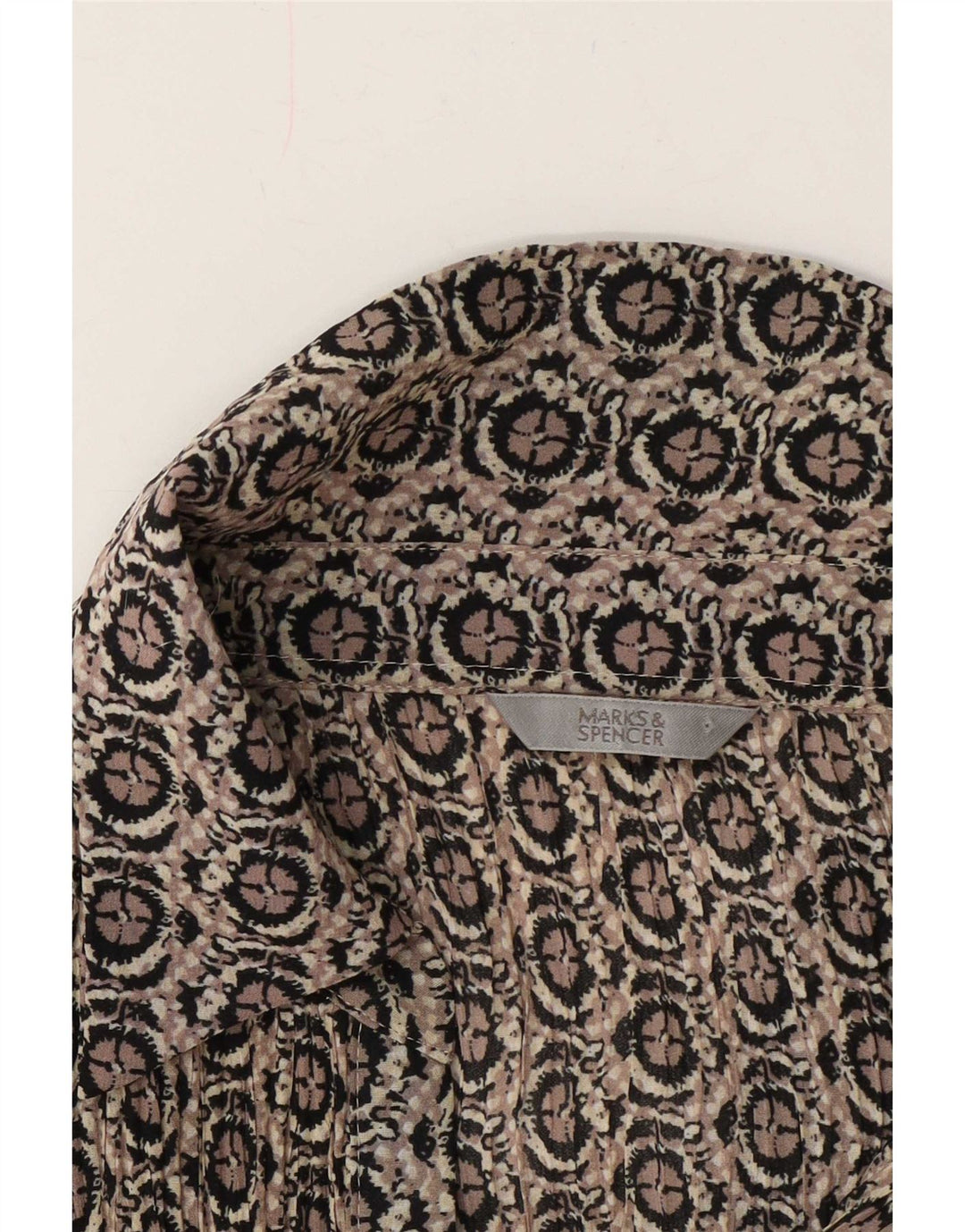 Marks & Spencer ženska svečana košulja UK 18 XL siva geometrijska