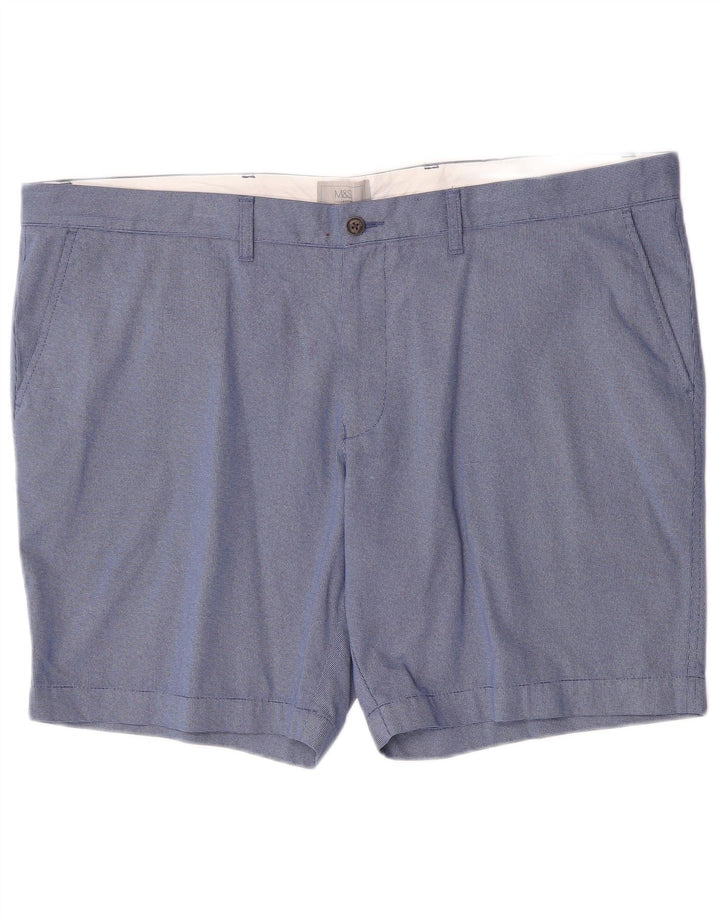 Marks & Spencer muške chino kratke hlače W44 2XL plavi pamuk