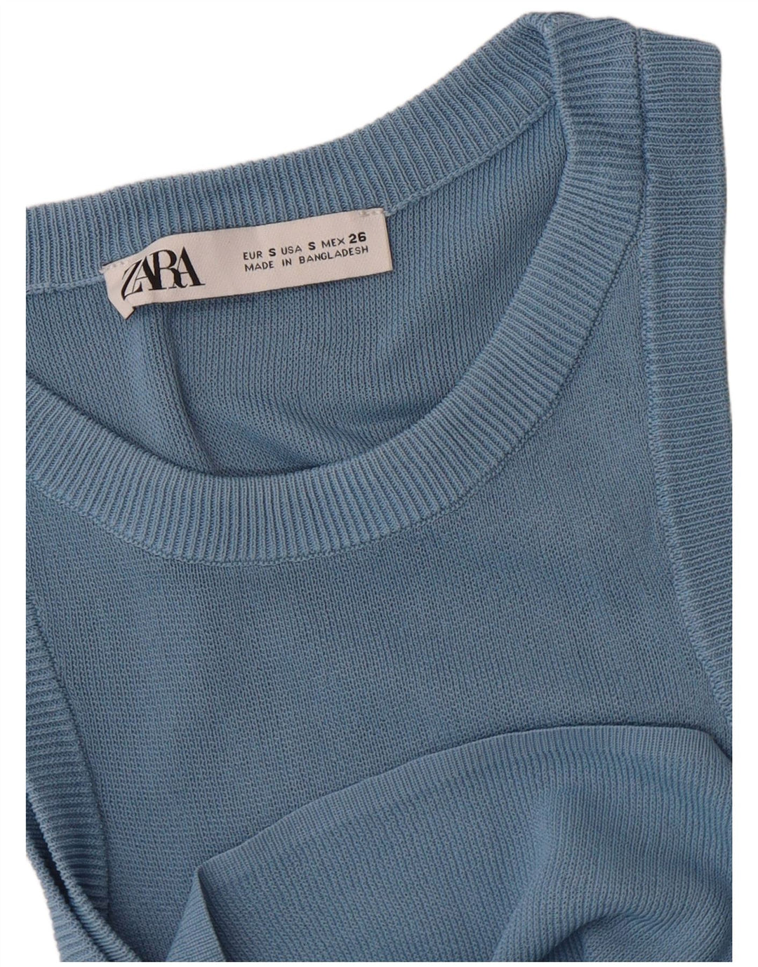 Zara ženski prsluk UK 8 Small Blue