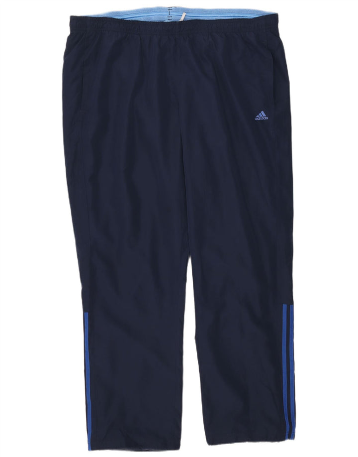 Adidas muške hlače za trenirku Climalite 2XL tamnoplavi poliester