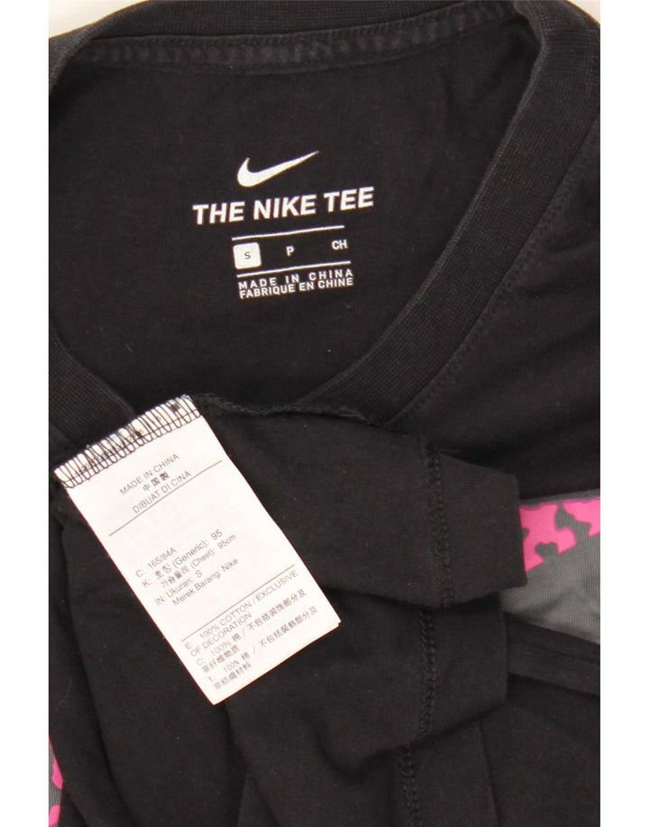Nike Muška majica kratkih rukava s grafičkim motivima, mala, crna pamučna