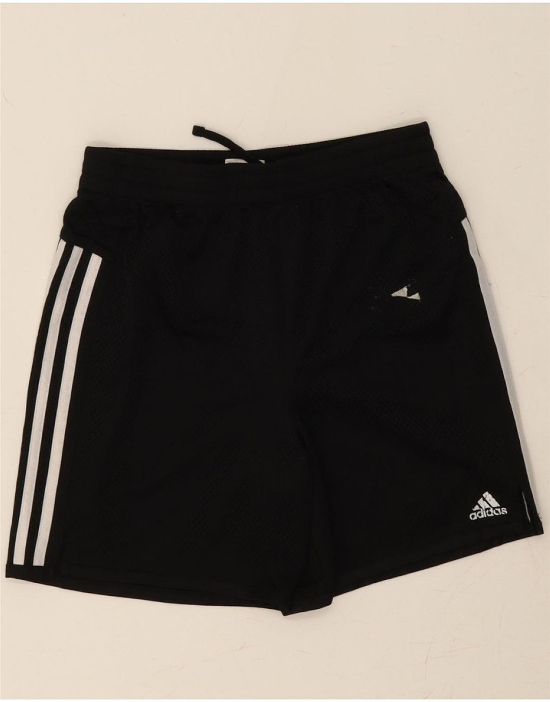 ADIDAS Boys Sport Shorts 13-14 Years Black Polyester Vintage Adidas and Second-Hand Adidas from Messina Hembry 