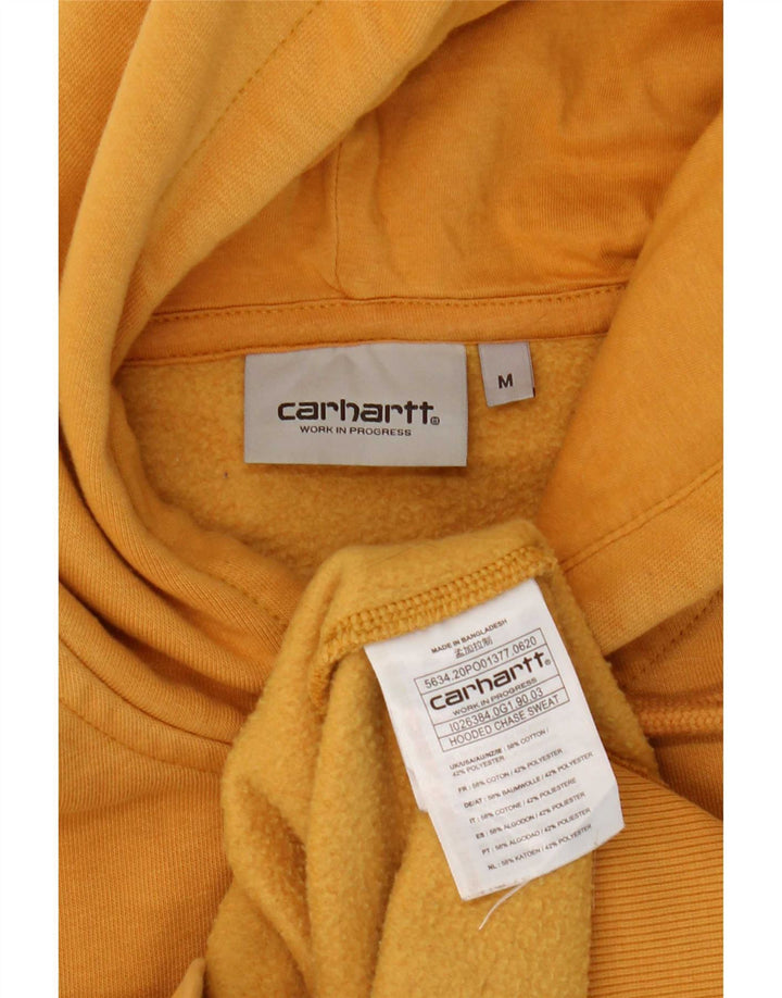 Carhartt muška majica s kapuljačom Srednje žuti pamuk
