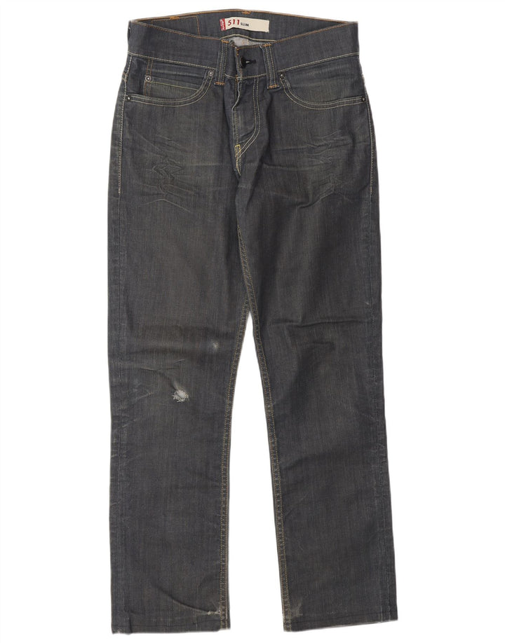 LEVI'S muške 511 uske traperice W31 L28 tamnoplavi pamuk