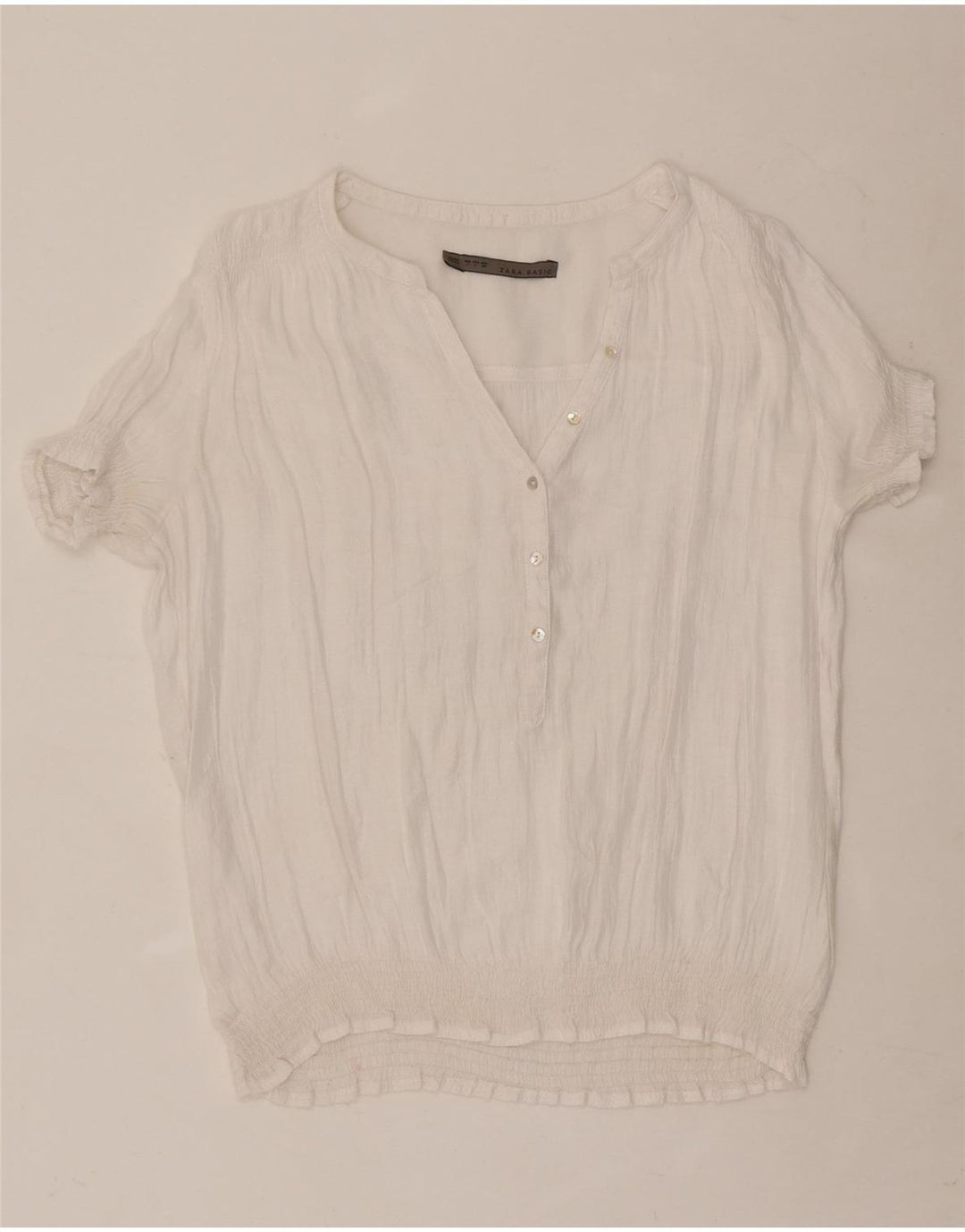 Zara ženski gornji dio bluze UK 16 Large White