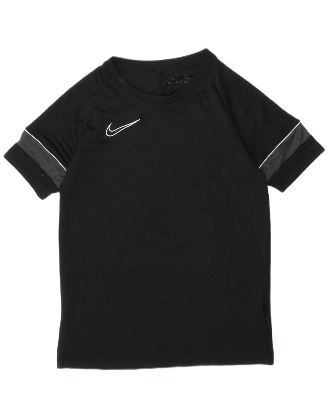 Nike Boys T-Shirt Top 10-11 Years Medium Black Poliester Sports
