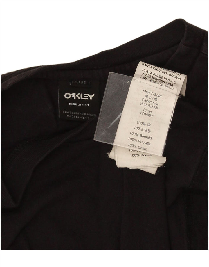 Oakley muška majica kratkih rukava s grafičkim motivima, mali crni pamuk