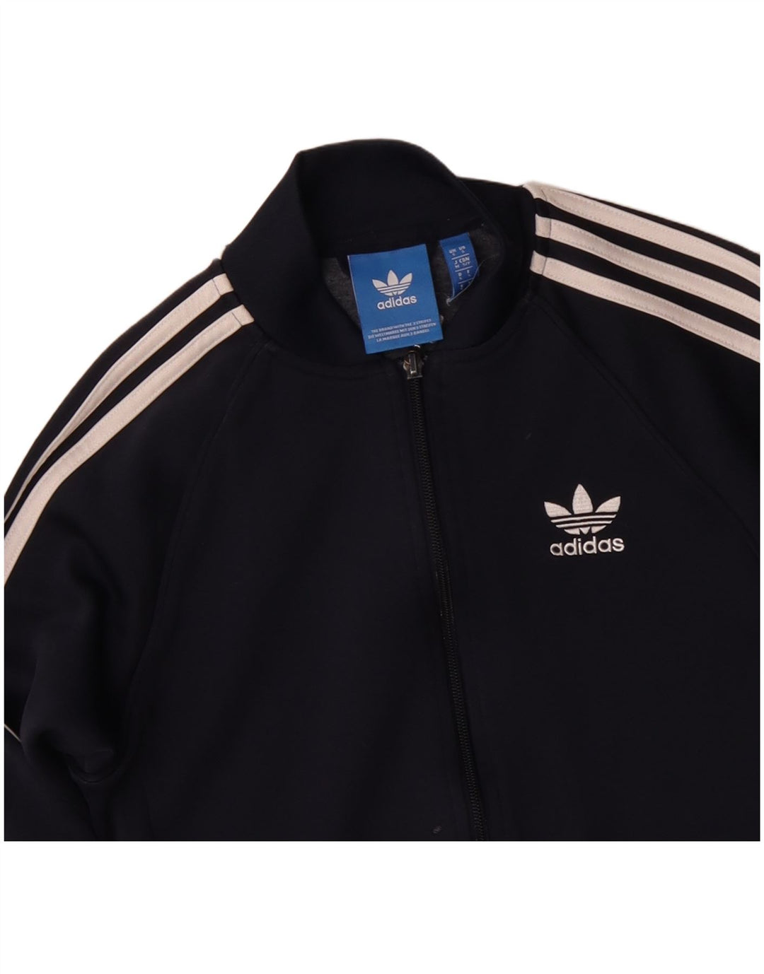 Adidas muška trenirka mala jakna od tamnoplavog poliestera
