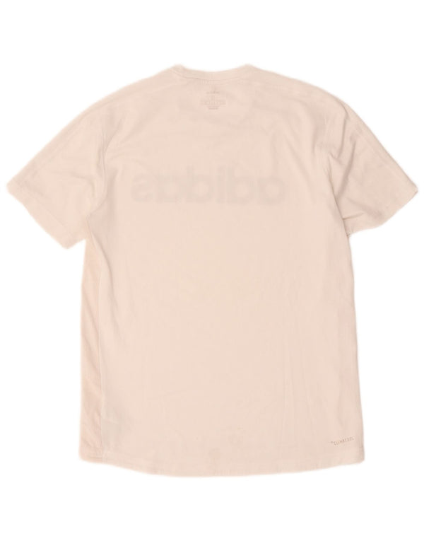 Adidas muška majica s kratkim rukavima Climacool, mali bijeli poliester