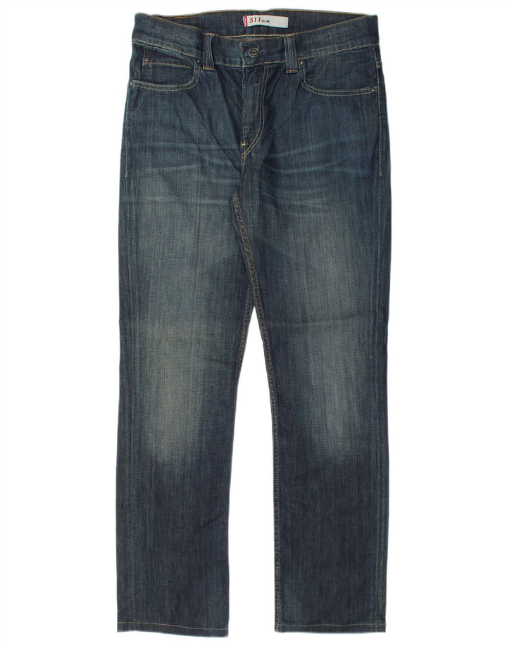 Levi's muške 511 uske traperice W36 L32 plavi pamuk