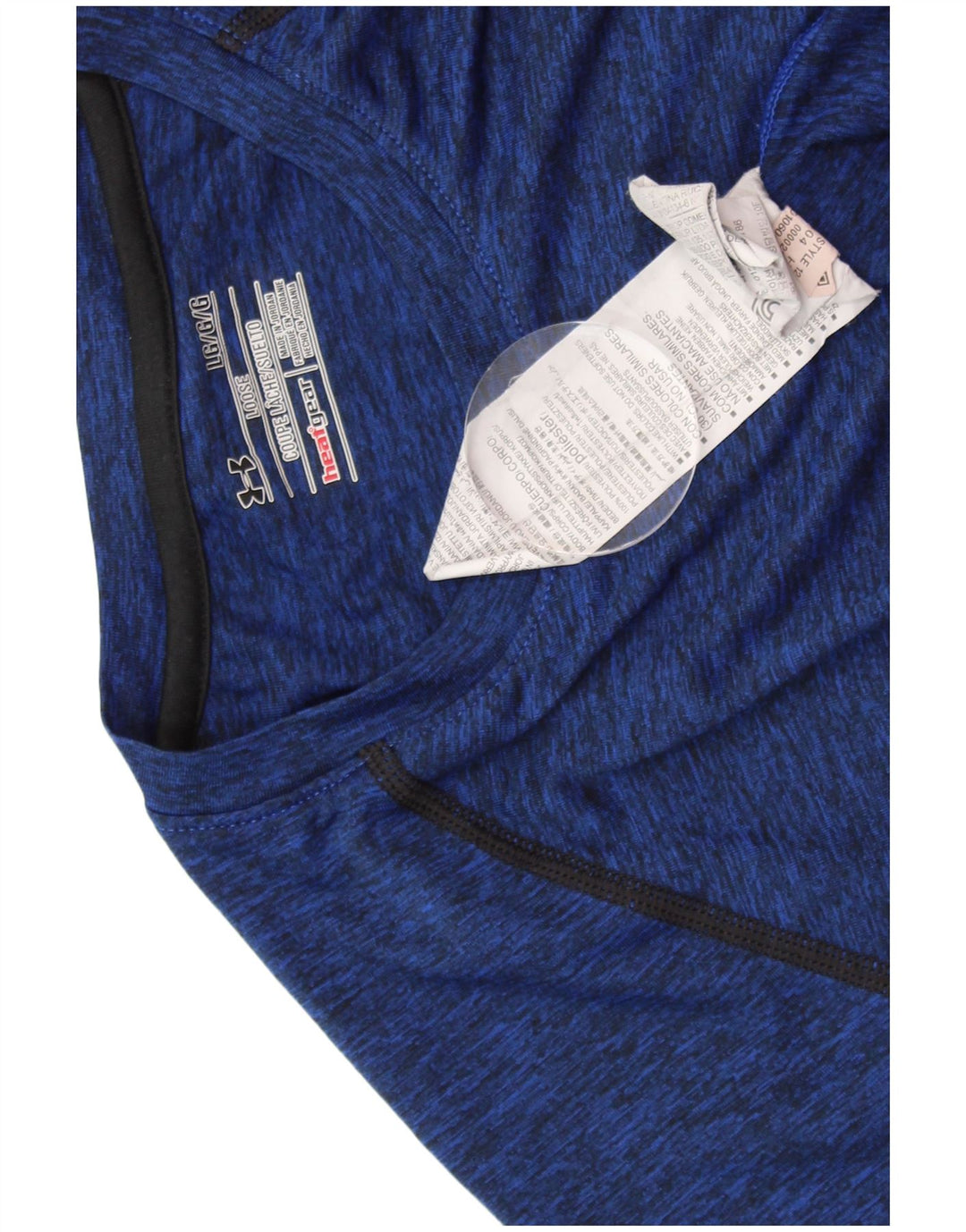 UNDER ARMOUR Muška majica kratkih rukava Heat Gear, veliki plavi flekasti poliester