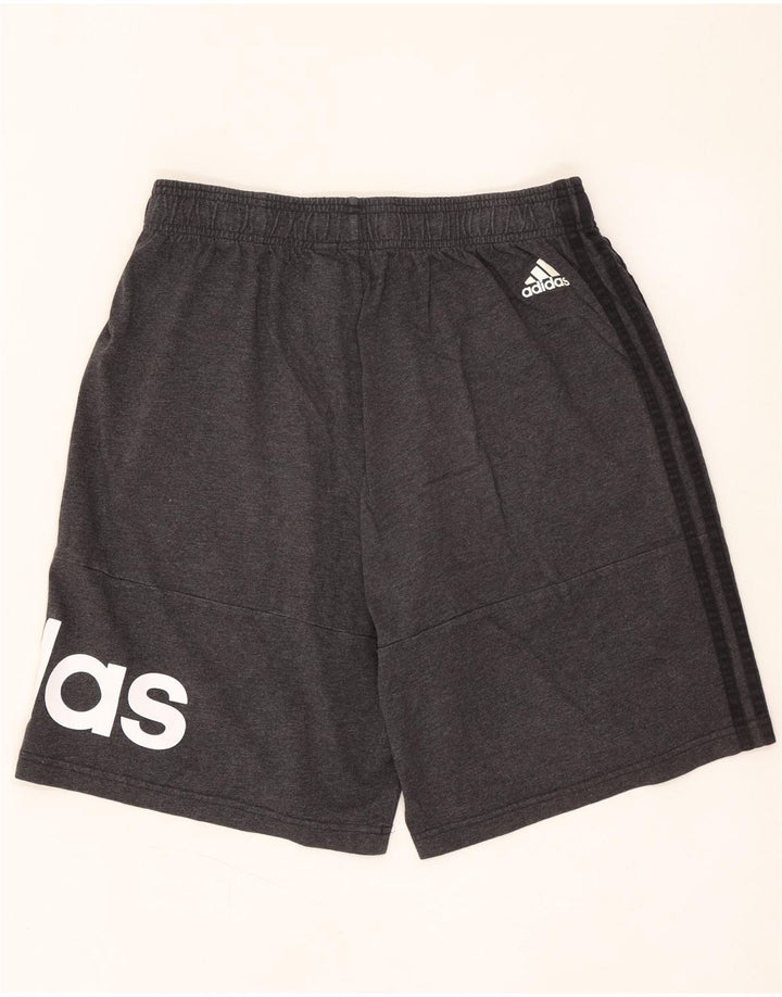 Adidas muške kratke sportske hlače s grafičkim motivima, veliki sivi pamuk