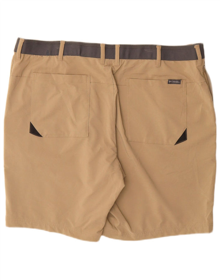 Columbia muške chino kratke hlače W40 XL poliester u bež boji