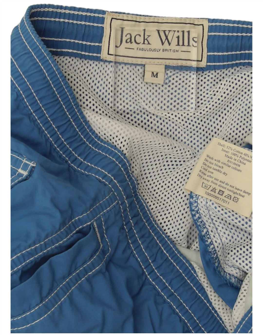 Jack Wills muške kratke kupaće hlače srednje plavi pamuk