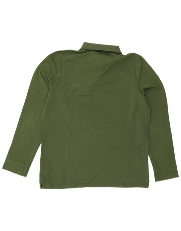 Timberland muška uska polo majica dugih rukava XL zeleni pamuk