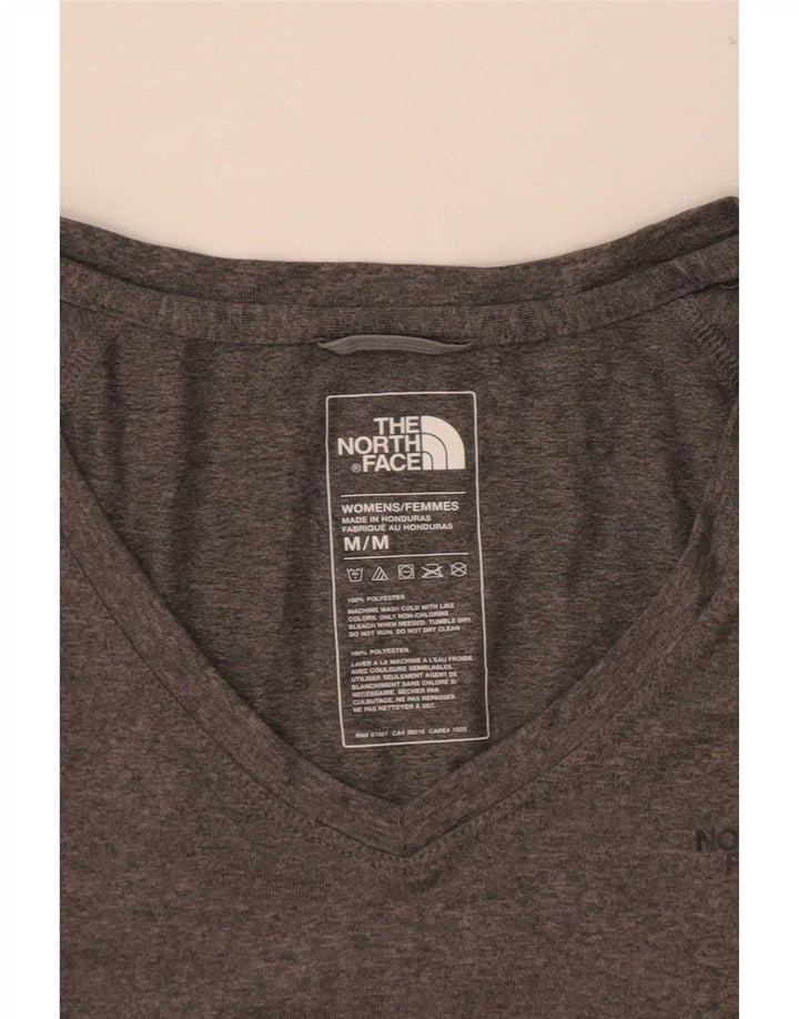 The North Face ženska majica kratkih rukava UK 12 srednje sivi flekasti poliester