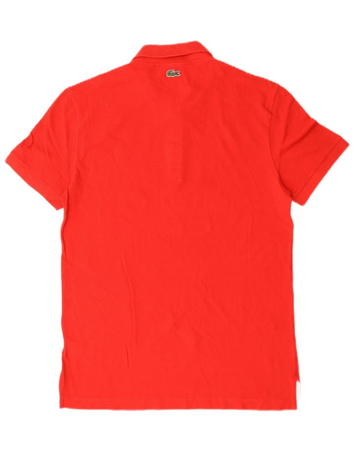Lacoste muška polo majica standardnog kroja, veličina 4, srednje crveni pamuk