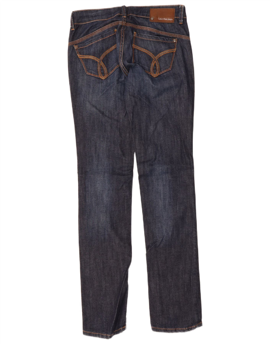 Ženske uske traperice Calvin Klein W30 L33 tamnoplave