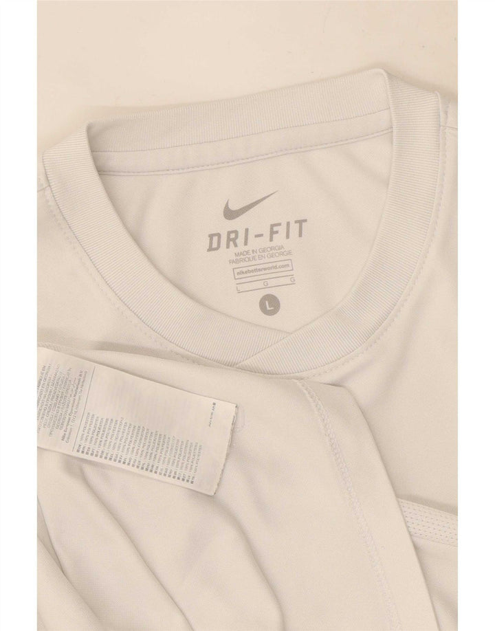 Nike Dri Fit majica kratkih rukava, veliki bijeli poliester