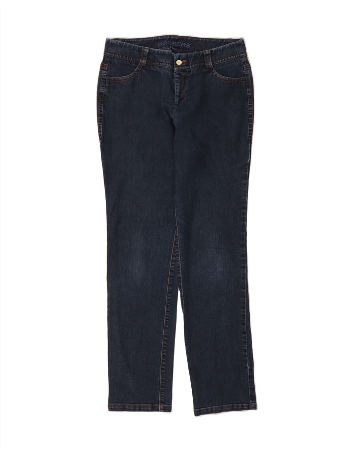 DOCKERS Womens Regular Slim Jeans US 6 Medium W30 L30 Navy Blue Cotton Vintage Dockers and Second-Hand Dockers from Messina Hembry 