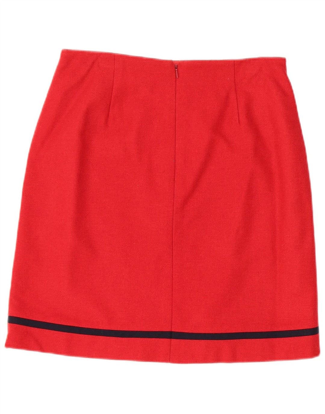 HOBBS Womens Mini Skirt UK 10 Small W26  Red Wool