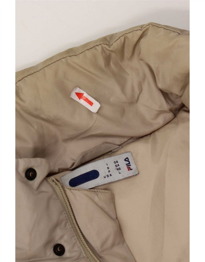 Fila muška podstavljena jakna s kapuljačom IT 54 2XL sivi najlon