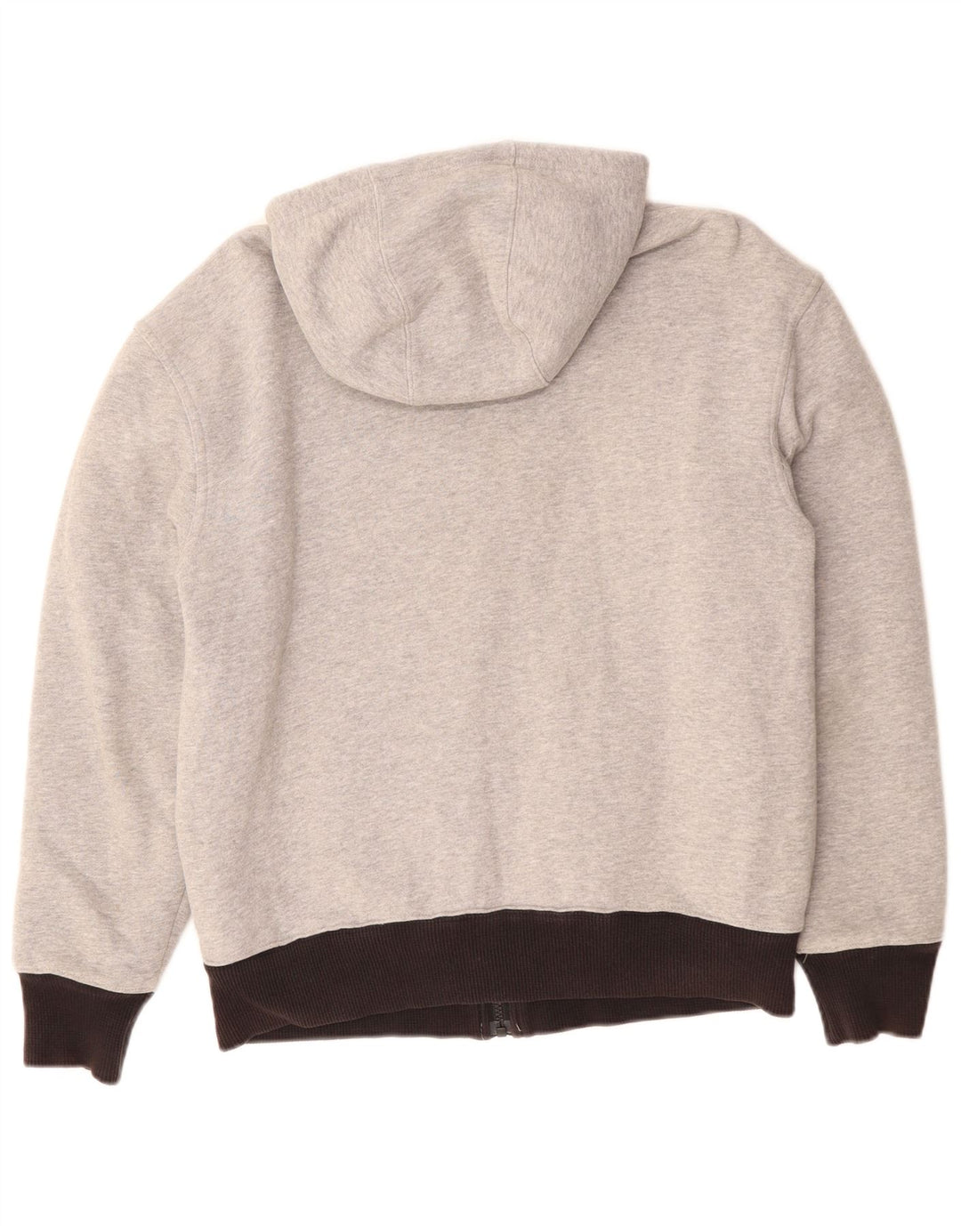 TIMBERLAND muški pulover s kapuljačom na patentni zatvarač, srednje sivi pamuk u blokovima boja