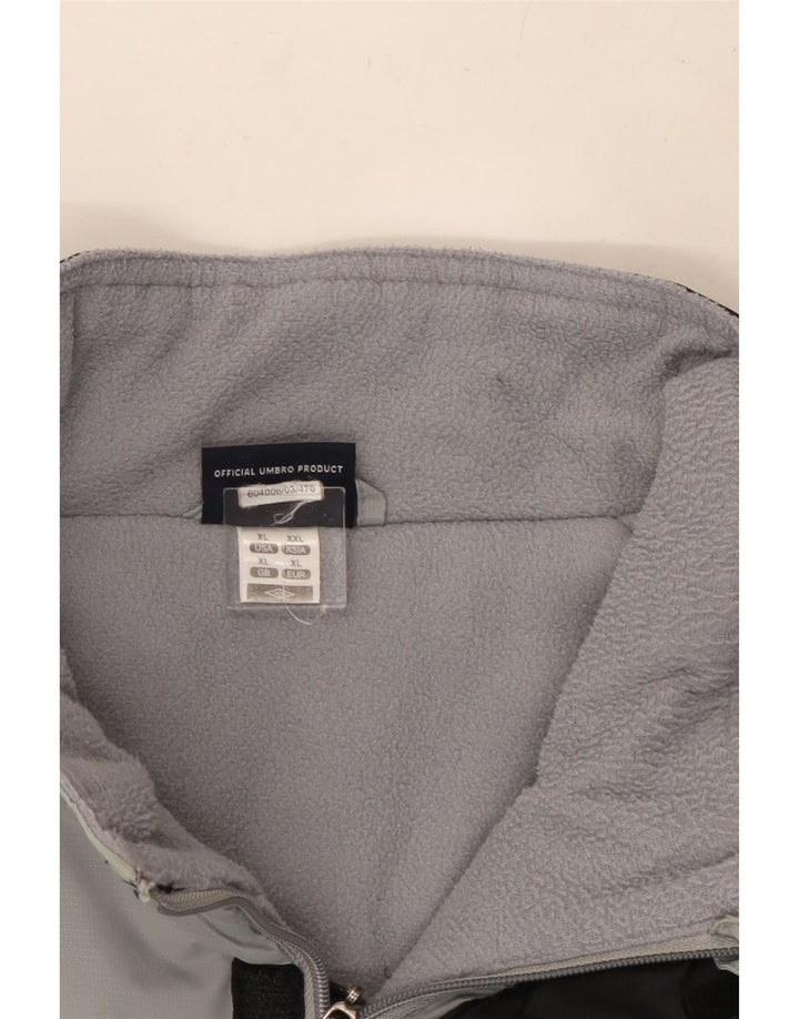 Umbro muška vjetrovka jakna UK 42 XL Sivi Colourblock najlon