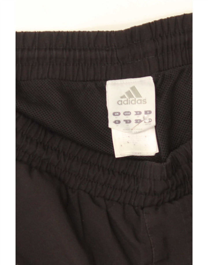 Adidas muške trenirke srednje crne poliesterske hlače