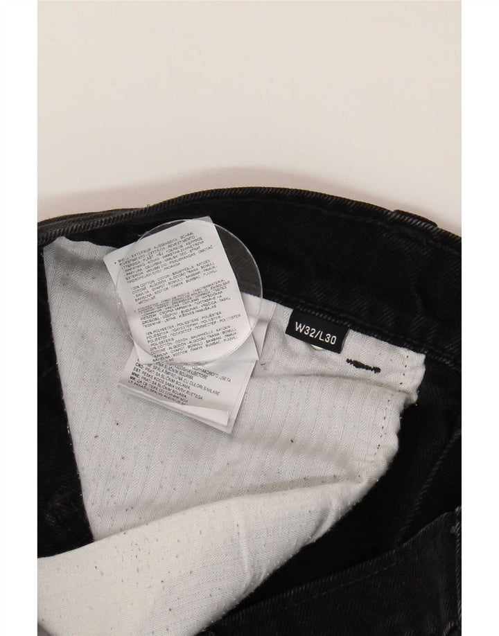 Dickies muške ravne traperice W32 L30 crni pamuk