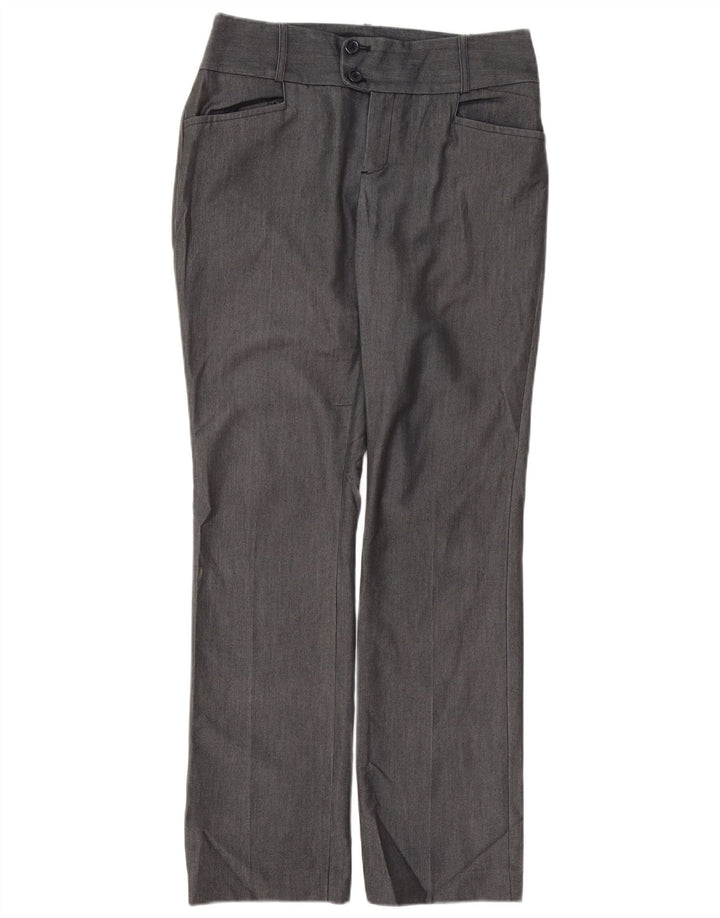 CALVIN KLEIN Ženske ravne ležerne hlače US 6 srednje W32 L32 sive