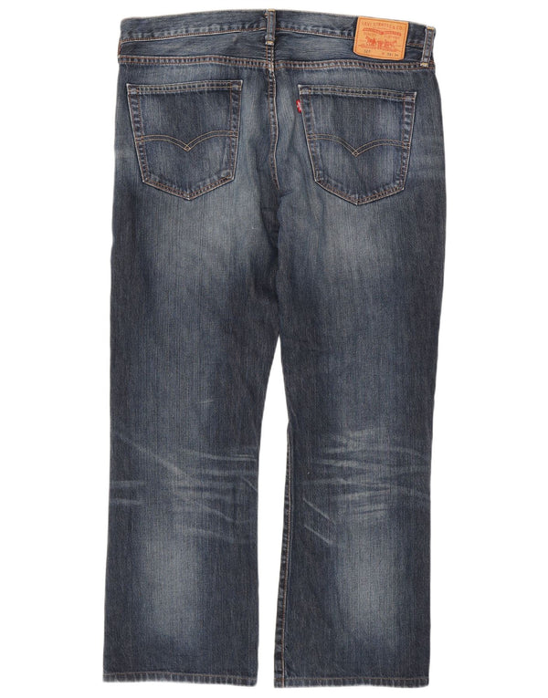 Levi's muške 527 Bootcut traperice W38 L30 tamnoplavi pamuk