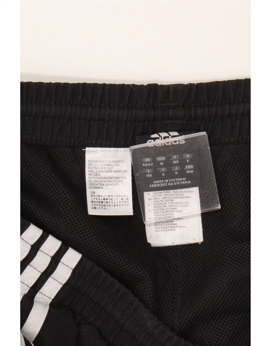 Adidas muške trenirke hlače Joggers UK 40/42 srednje crni poliester